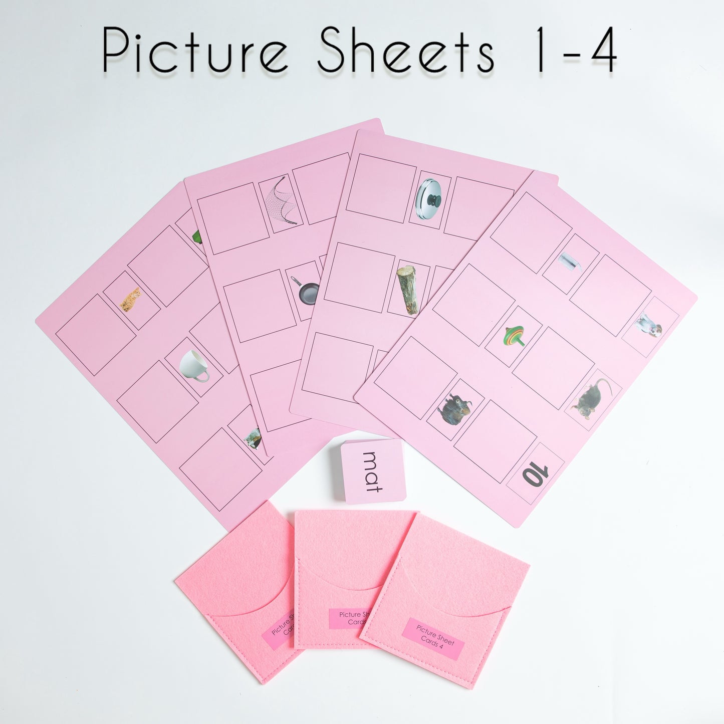 Montessori Pink Series Classroom-ready Set | Montessori Language Material for Classroom