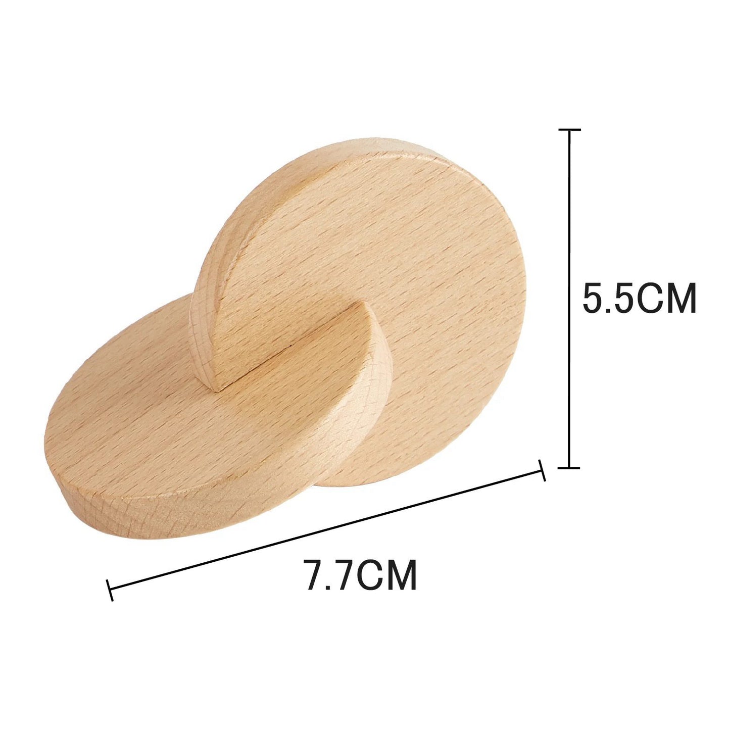 Interlocking Discs - Wooden Grasping Toy for Infant Development