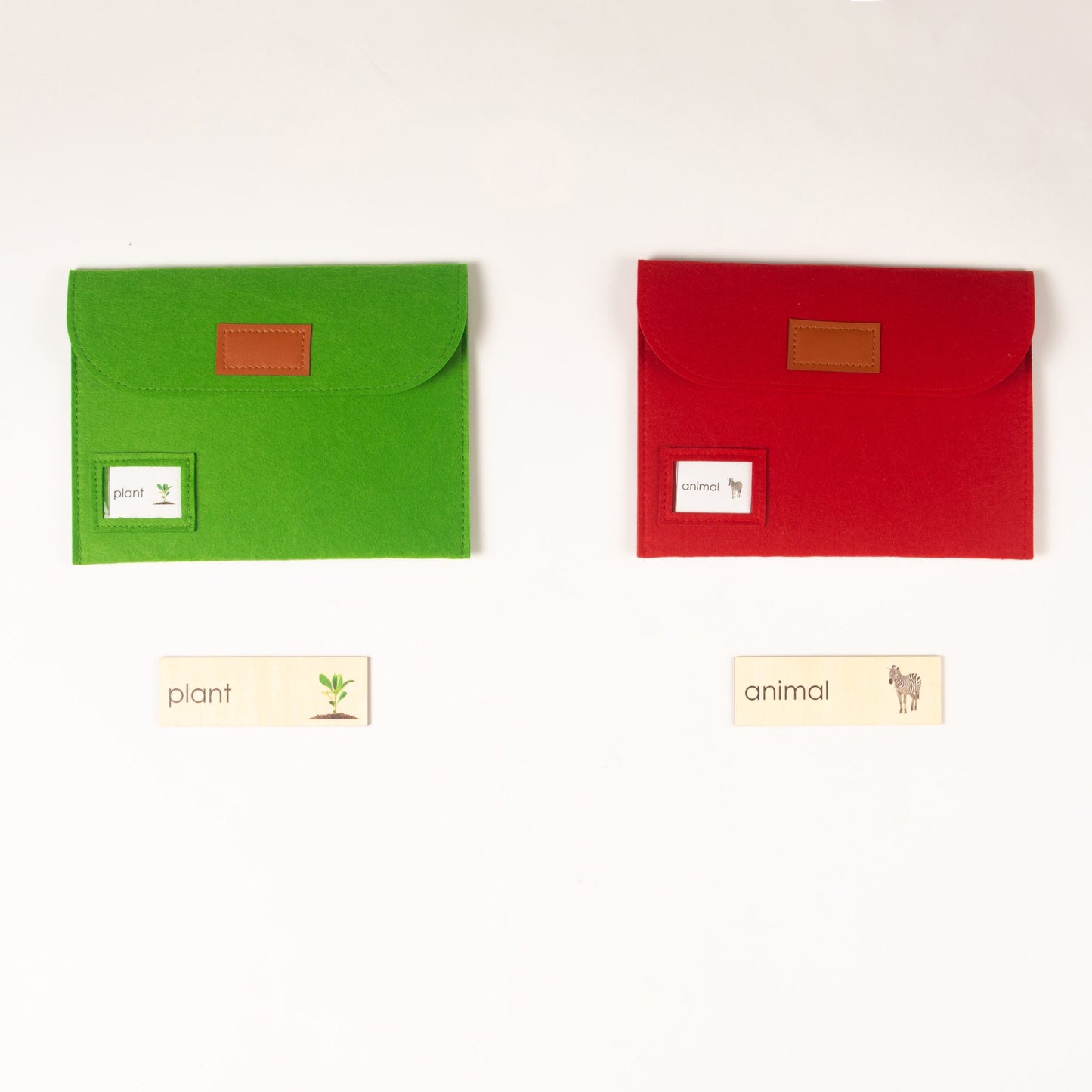 Montessori animals classification sorting material for zoology learning in preschool