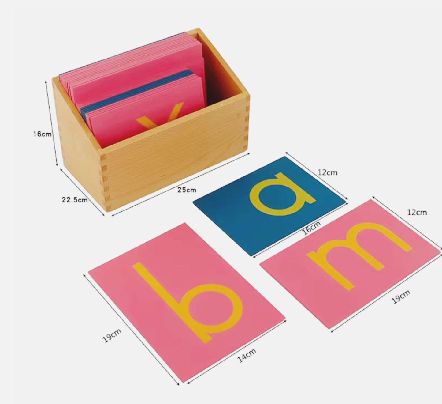 Montessori Print Sandpaper Letters - Lowercase Alphabet Tracing | Montessori Language Material