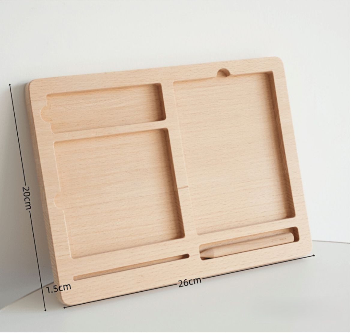 Montessori Nomenclature - Tray for Three Part Cards | Wooden Tray for Classified Cards