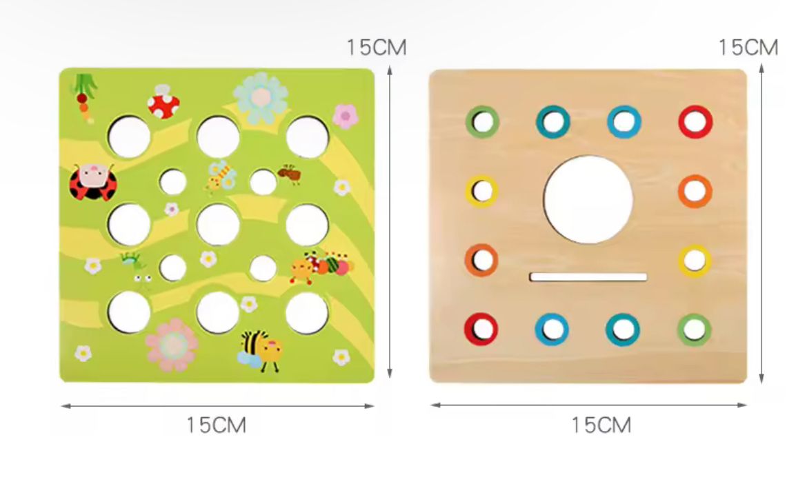 9-in-1 Montessori Wooden Activity Cube β Fine Motor, STEM and Sensory Learning Toy