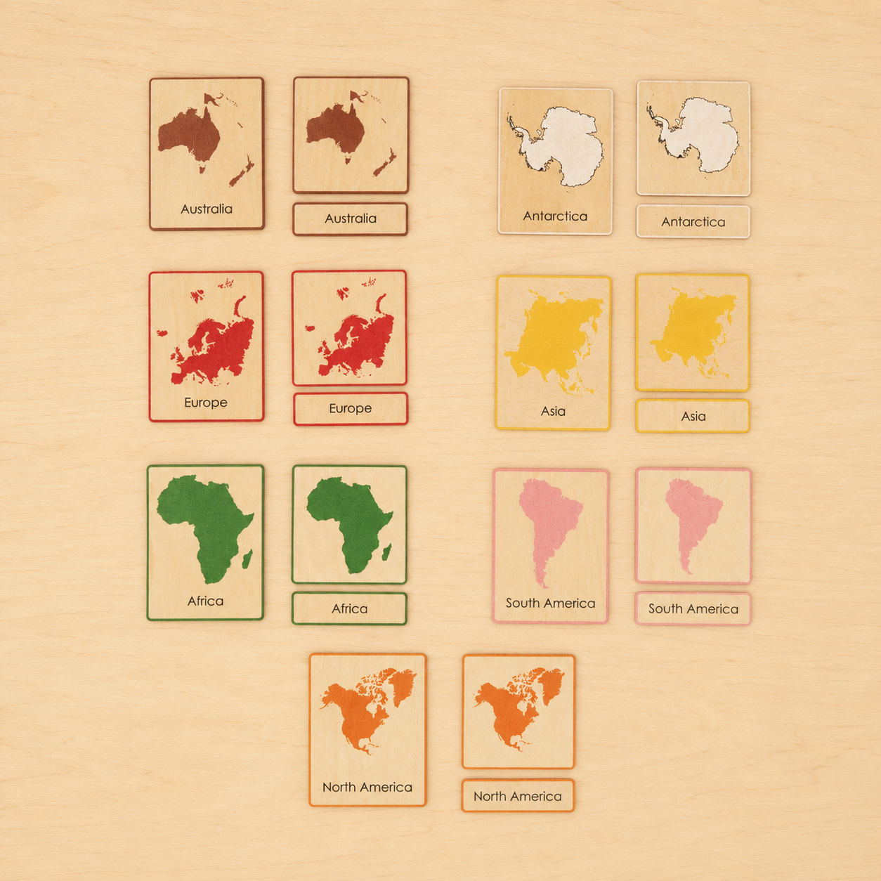 Montessori Animals of the Seven Continents - Bundle - Culture and Geography Classification