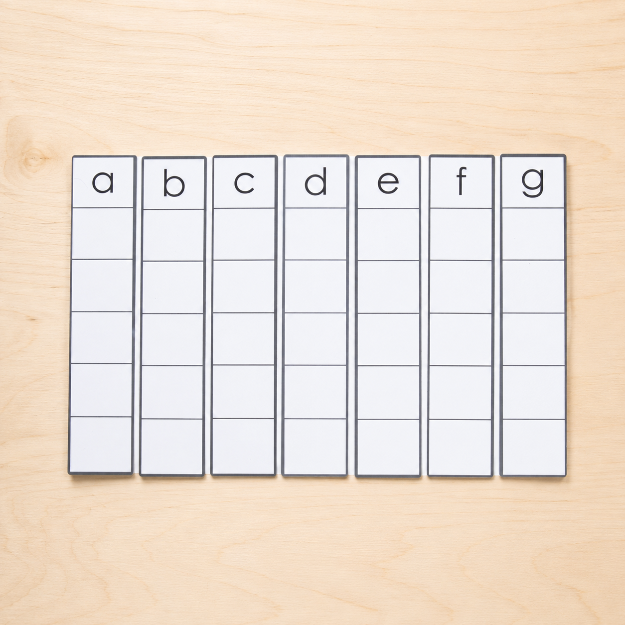 A-Z Phonics Object Matching Set ( 130 miniature objects) for Beginning Sounds with Alphabet Strips | 5 objects per letter