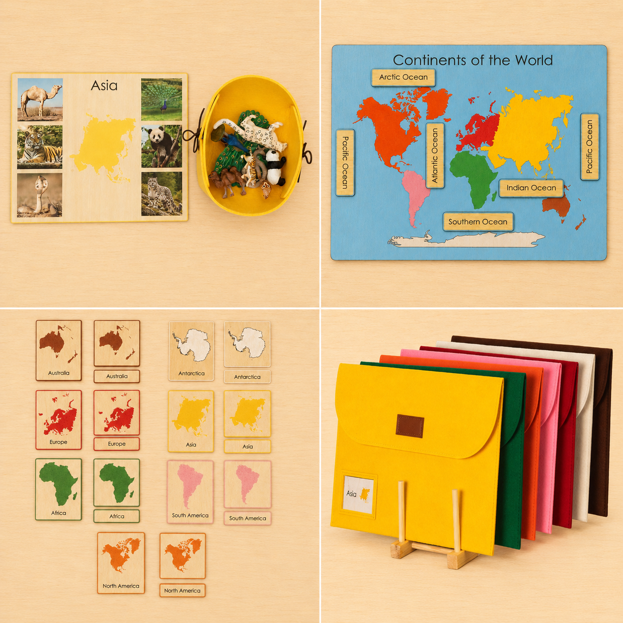 Montessori Animals of the Seven Continents - Bundle - Culture and Geography Classification