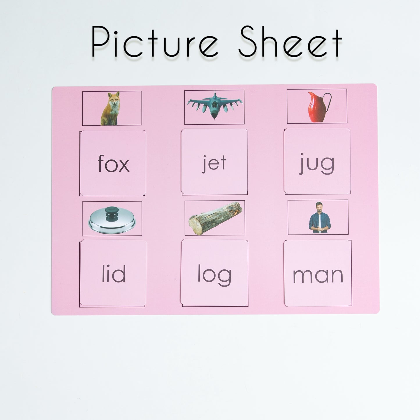 Montessori Pink Series Classroom-ready Set | Montessori Language Material for Classroom
