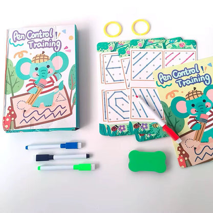 Pen Control Training – Tracing, Symmetry, Maze, and Matching Activities