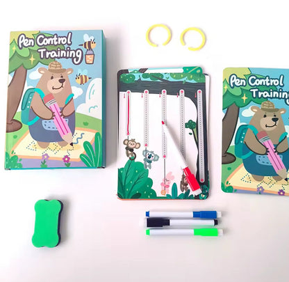 Pen Control Training – Tracing, Symmetry, Maze, and Matching Activities
