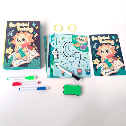 Pen Control Training – Tracing, Symmetry, Maze, and Matching Activities