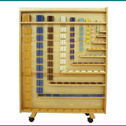 Montessori Bead Material with Cabinet - Complete Bead Material for Mathematics