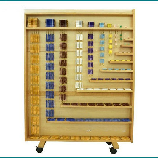 Montessori Bead Material with Cabinet - Complete Bead Material for Mathematics