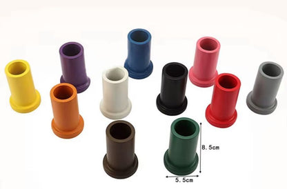 Montessori Pencil Holder Set - 11 Color-Coded Holders for Writing and Tracing Activities