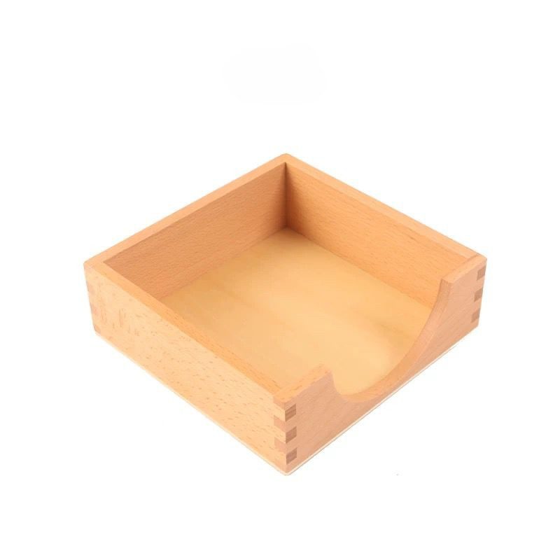 Montessori Metal Inset Paper Box with Insert Drawing Papers - Language and Writing Shelf Material