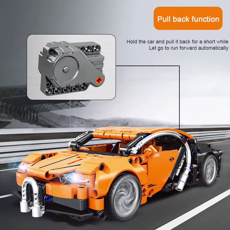 Sports Supercar Building Block Set | LEGO-Style Construction Kit | 388 pcs set