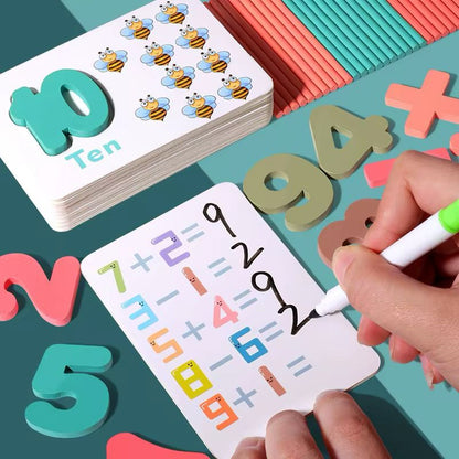 Animal-Themed Counting and Math Activity Set – Fun with Numbers, Addition and Counting Sticks