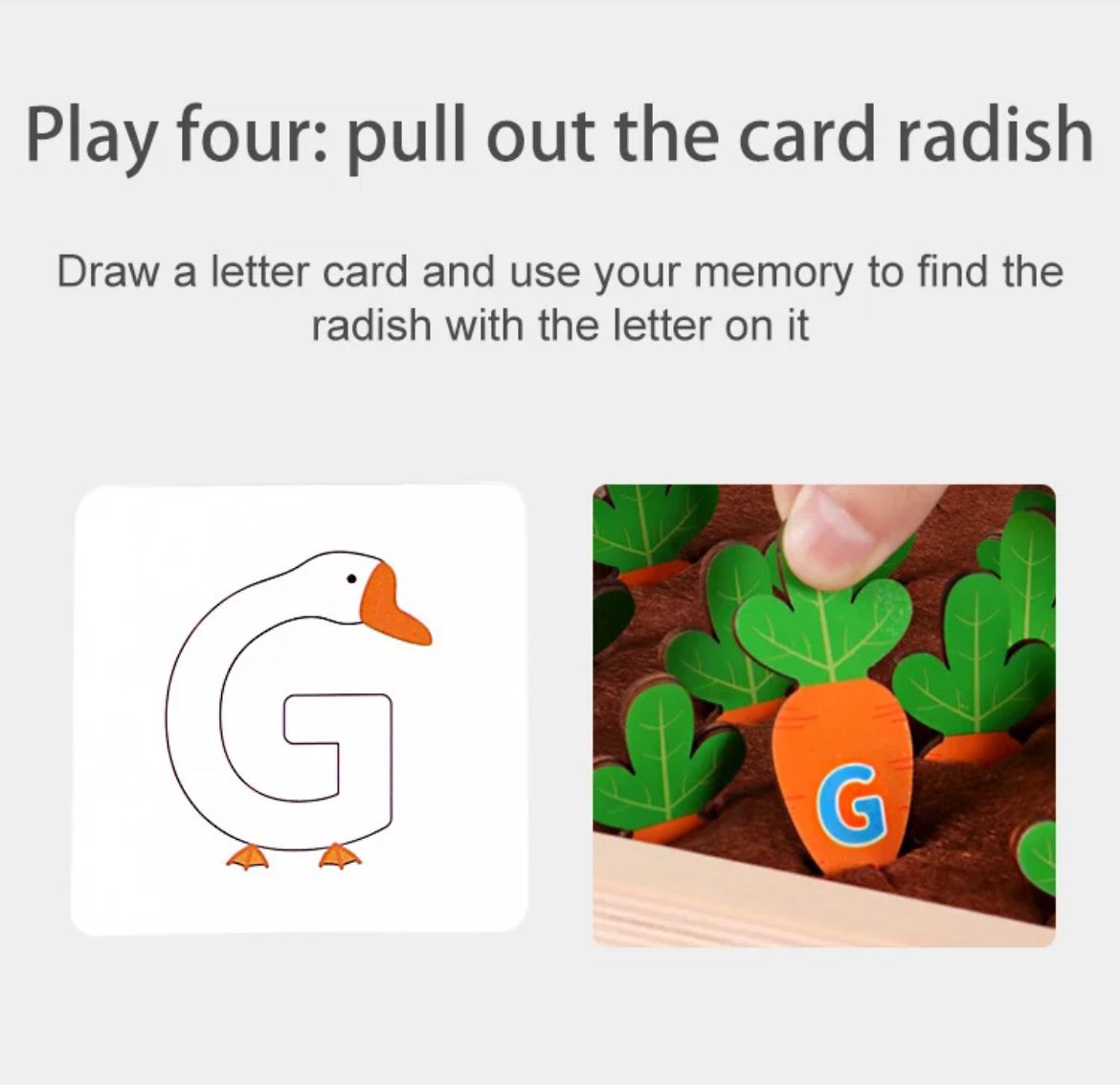 Word Forming Activity – Carrot Alphabet Matching and Spelling Game