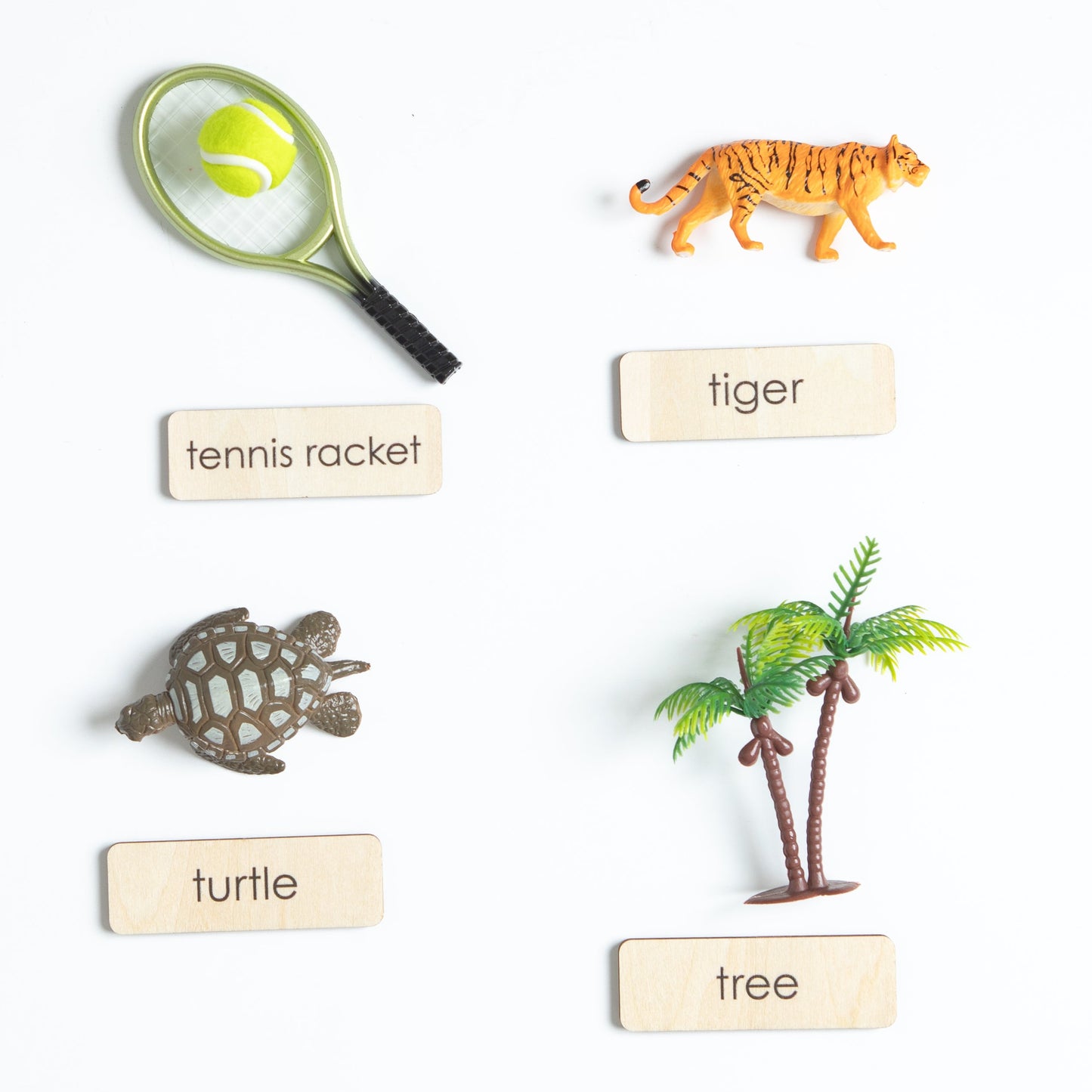 Alphabet sound objects Montessori learning kit for beginning sounds and phonics