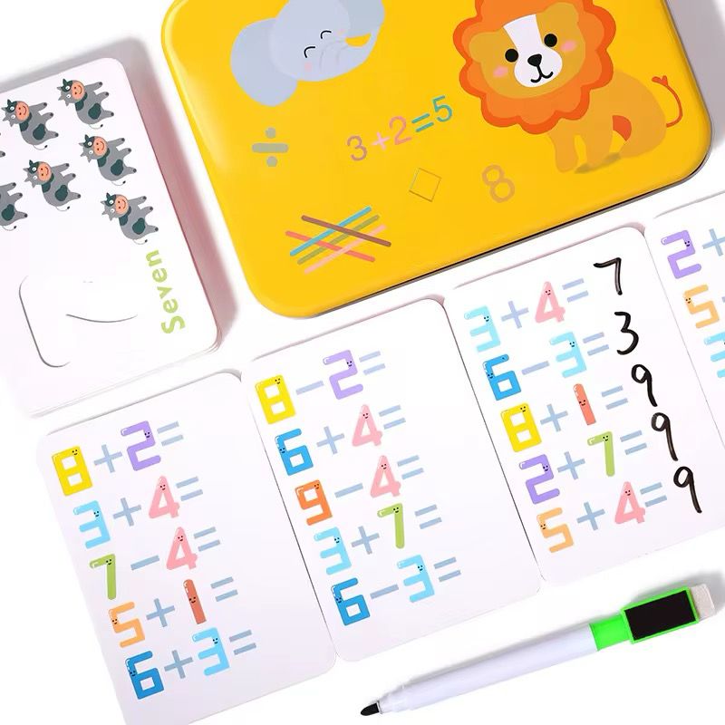 Animal-Themed Counting and Math Activity Set – Fun with Numbers, Addition and Counting Sticks