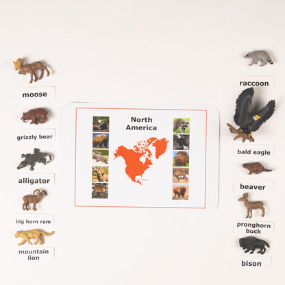 Montessori Animals of the Seven Continents - Bundle - Culture and Geography Classification