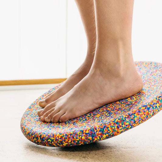Balancing Board (Rainbow) for Kids - Sensory Gross Motor Toy for Balance and Core Strength