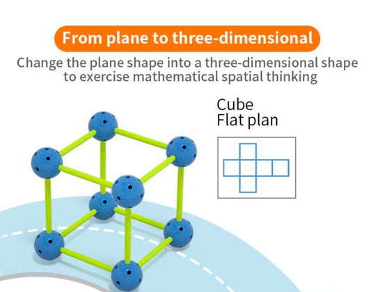 GeoMakers STEM Building Set – 3D Geometric Shapes and Engineering Construction Kit | 84 and 142-Piece Educational Toy for Kids