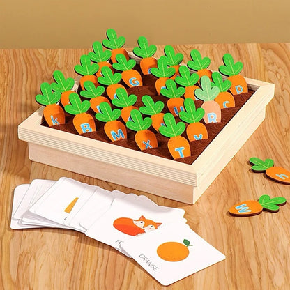 Word Forming Activity – Carrot Alphabet Matching and Spelling Game