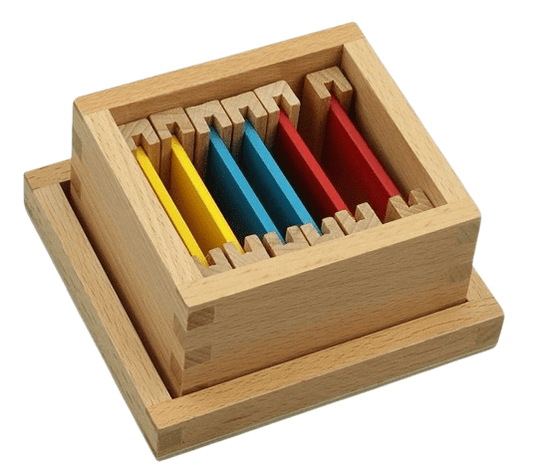 Montessori Color Box 1 - Sensorial Color Matching and Sorting for Visual Discrimination