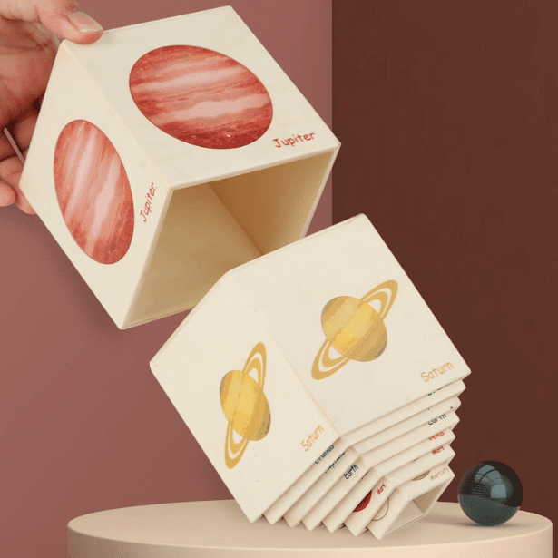 Solar System Stacking Cubes - Planetary Exploration for Early Learners