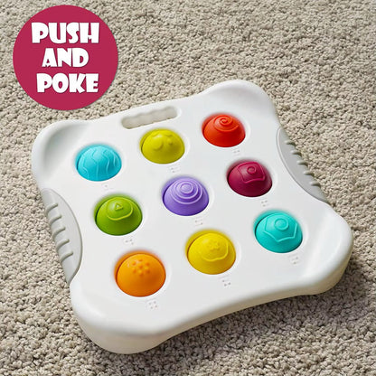 Baby and Toddler Sensory Pop-It - Shapes and Numbers Travel Toy