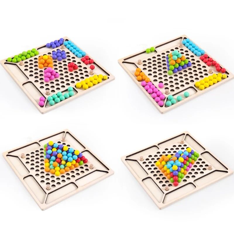 Montessori Rainbow Beads Sorting Activity | Fine Motor and Color Matching Toy