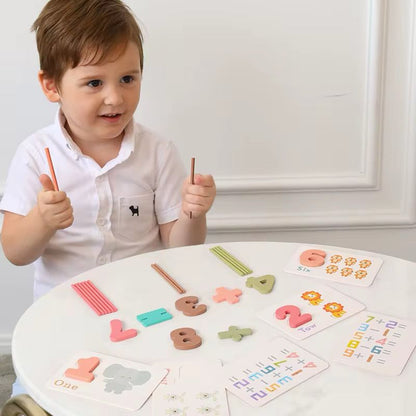Animal-Themed Counting and Math Activity Set – Fun with Numbers, Addition and Counting Sticks