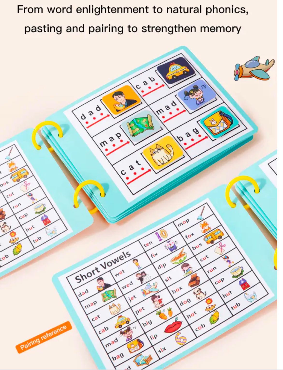 CVC Busy Book – Phonics Learning Activity for Toddlers and Preschoolers