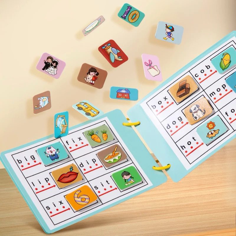 CVC Busy Book – Phonics Learning Activity for Toddlers and Preschoolers