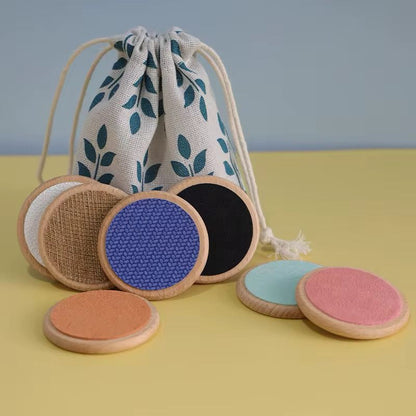 Montessori Sensory Touch Discs - Tactile Matching and Texture Exploration