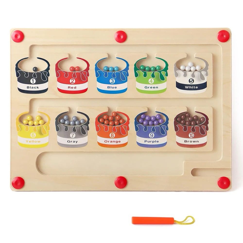 Magnetic Color Classification Board – Sensory Learning Toy for Hand-Ey ...