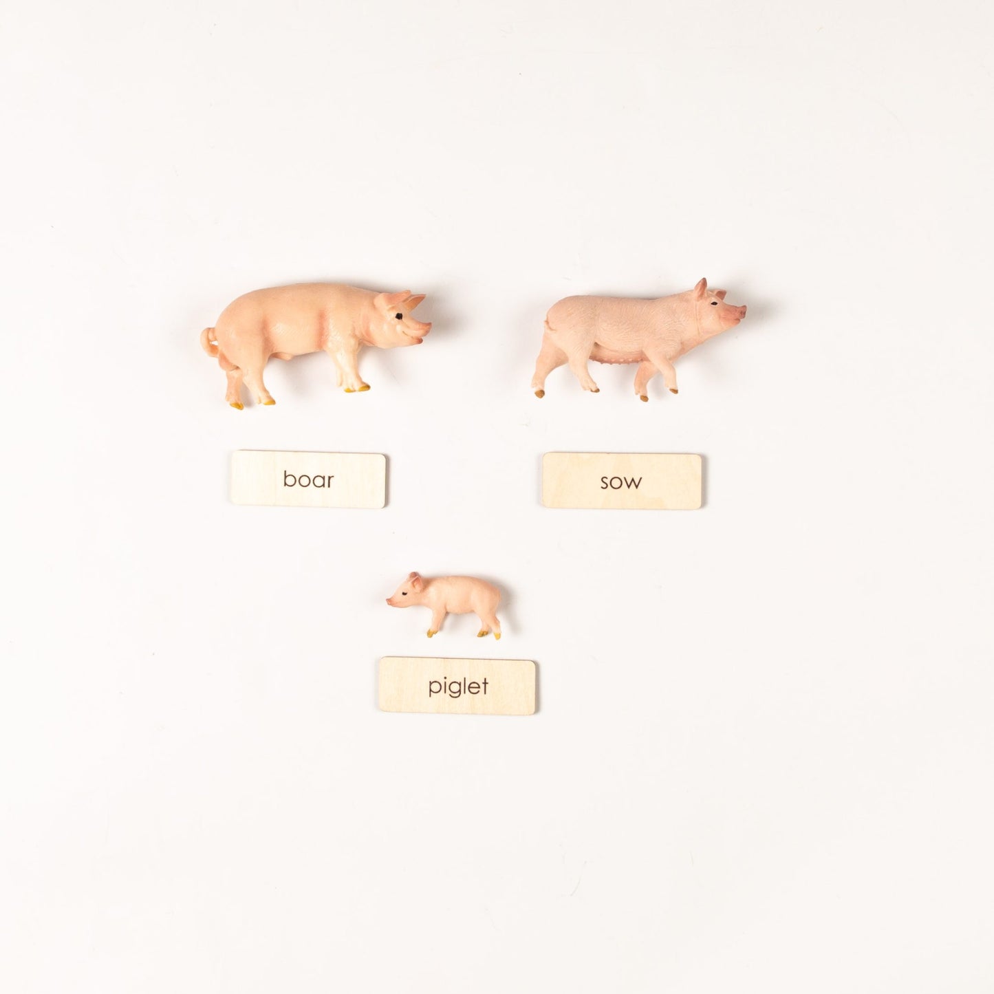Montessori Farm Animal Families Classification Set - Zoology Animal Sorting Material