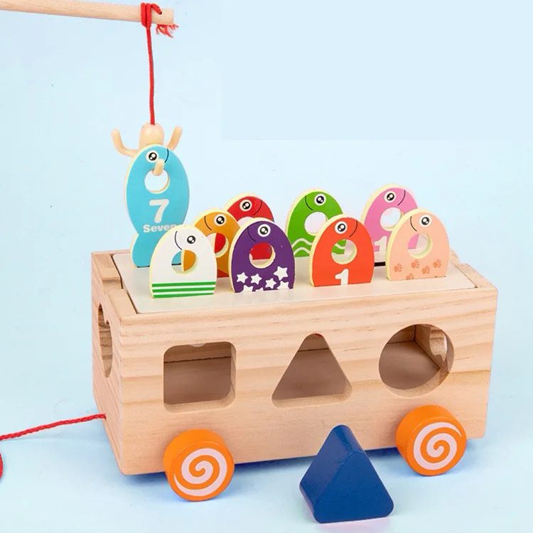 Fishing and Shapes Sorting Toy | Fine Motor and Shape Recognition Game