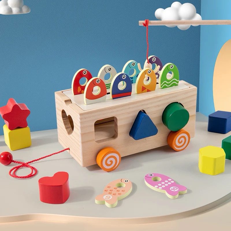 Fishing and Shapes Sorting Toy | Fine Motor and Shape Recognition Game