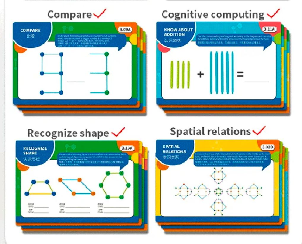 GeoMakers STEM Building Set – 3D Geometric Shapes and Engineering Construction Kit | 84 and 142-Piece Educational Toy for Kids