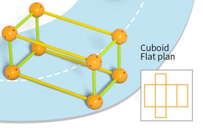 GeoMakers STEM Building Set – 3D Geometric Shapes and Engineering Construction Kit | 84 and 142-Piece Educational Toy for Kids