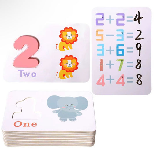 Animal-Themed Counting and Math Activity Set – Fun with Numbers, Addition and Counting Sticks