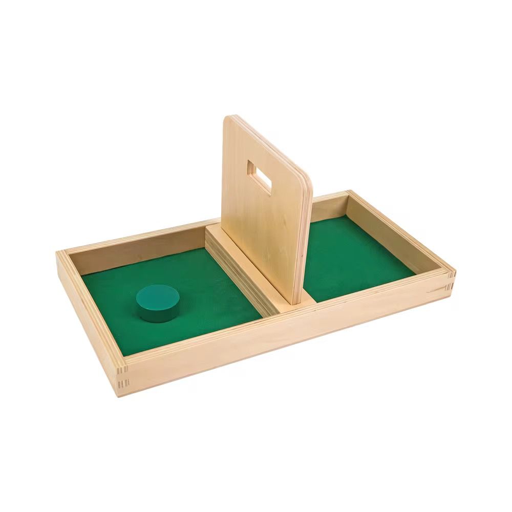 Montessori Imbucare board with disc practical life activity