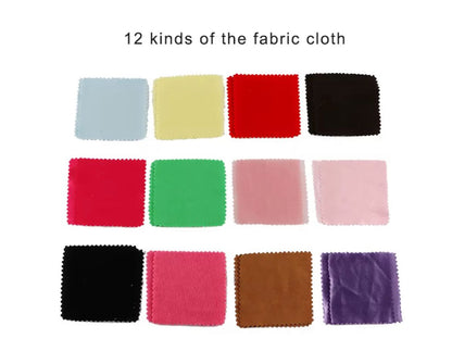 Montessori First Fabric Box - 12 Fabric Swatches for Tactile Discrimination | Sensorial Material