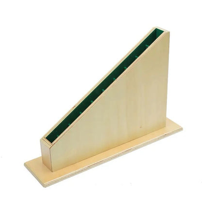 Montessori Long Red Rods With Wooden Base - Sensorial Material