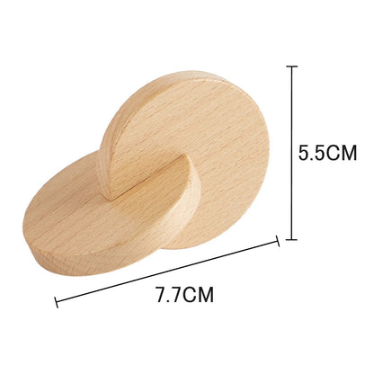 Interlocking Discs - Wooden Grasping Toy for Infant Development