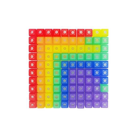 Sensory Math Link Cubes - Interlocking Counting and Pattern Building Set