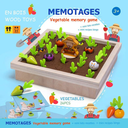 Colorful carrot board game improving kids hand eye coordination