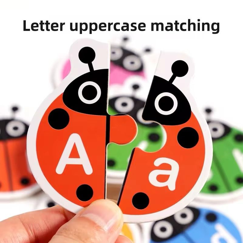Ladybug Alphabet Matching Puzzle – Perfect for Toddlers, Preschoolers, Daycare and Bulk Gifting