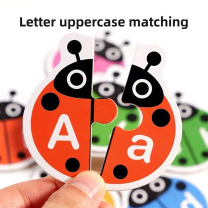 Ladybug Alphabet Matching Puzzle – Perfect for Toddlers, Preschoolers, Daycare and Bulk Gifting