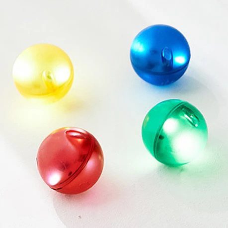 Colorful LED sensory light up balls for kids sensory play and visual stimulation